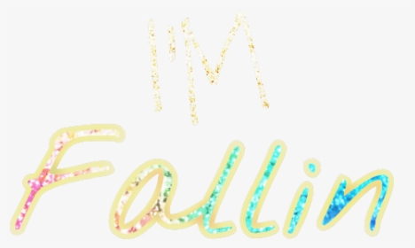 #hellofall #fall #fallin #glitter #gold - Calligraphy, HD Png Download, Free Download