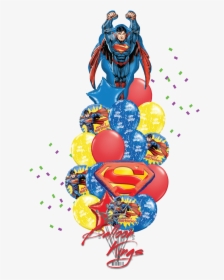 Superman Superhero Bouquet - Illustration, HD Png Download, Free Download