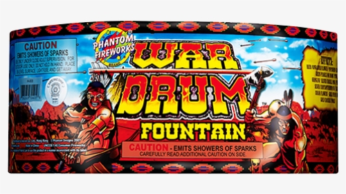 Fireworks Fountains War Drum - Superhero, HD Png Download, Free Download