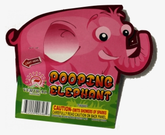Pooping Elephant - Cartoon, HD Png Download, Free Download