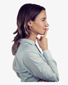 Thinking Woman Png Photo - Thinking About Future Woman, Transparent Png, Free Download