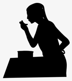 Free Image On Pixabay Woman Silhouette Cooking- - Cooking Silhouette Png, Transparent Png, Free Download