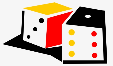Vector Illustration Of Dice Used In Pairs In Casino, HD Png Download, Free Download