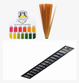 Kombucha Temperature Strips And Ph Strips Combo Pack - Label, HD Png Download, Free Download