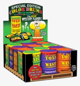 Toxic Waste Candy Drums , Png Download - Toxic Waste Candy Flavors, Transparent Png, Free Download