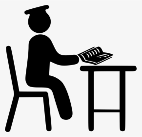 Studying On Desk I - Studying Icon Png, Transparent Png, Free Download