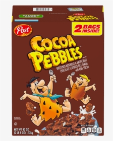Post Cocoa Pebbles Chocolate Flavored Rice Cereal With - Cocoa Pebbles Cereal, HD Png Download, Free Download