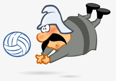 Fireman Volleyball By Mimooh - Scalable Vector Graphics, HD Png Download, Free Download