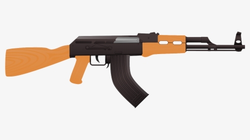 Kalashnikov Rifle Russian Free Photo - Gun Ak 47 Drawi G, HD Png Download, Free Download