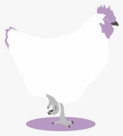 Just Purple Chicken - Rooster, HD Png Download, Free Download