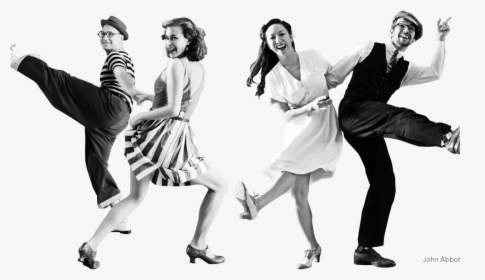 Two Couple Jam - Lindy Hop Png, Transparent Png, Free Download