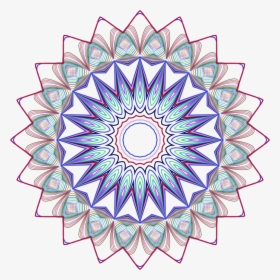 Prismatic Mandala Line Art Design 3 No Background - Mandala Svg Transparent Background, HD Png Download, Free Download