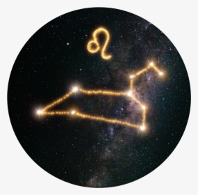 #leo #zodiac #stars #constellation #sign #freetoedit - Circle, HD Png Download, Free Download