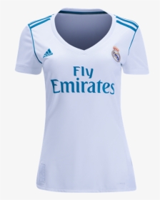 17-18 Real Madrid Home Women"s Football Shirt - Real Madrid Jersey 2018 Women, HD Png Download, Free Download