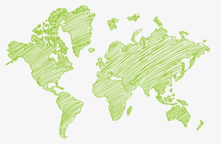 World Map Drawing Png, Transparent Png, Free Download