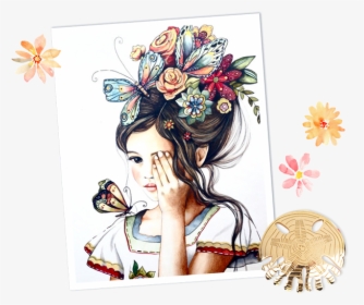 Was Established Back In 2013, While Leïa Khalaf, The - Flowers In Hair Tattoo, HD Png Download, Free Download