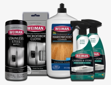 Granite, Stainless & Hardwood Cleaning Kit - Weiman, HD Png Download, Free Download