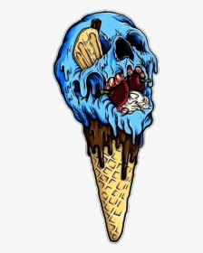 Sorvete - Creepy Ice Cream Cone, HD Png Download, Free Download