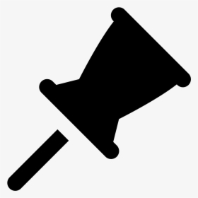 Pushpin Vector Bulletin - Thumbtack Icon Png, Transparent Png, Free Download