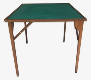 Old Table A Game Folding Brand Rb With Vintage Green - Coffee Table, HD Png Download, Free Download