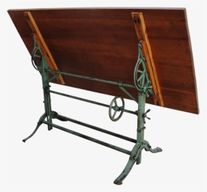Antique Cast Iron Base Drafting Tables, HD Png Download, Free Download