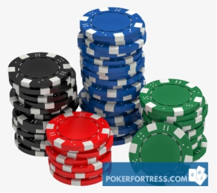 4 Colors Of Poker Chips - Poker, HD Png Download, Free Download