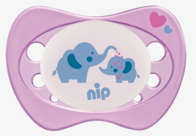 Set Of 2 Glow Soothers Nip Night Star Pink And Elephant - 4000821313026, HD Png Download, Free Download