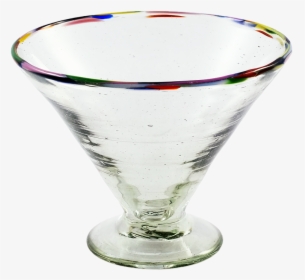 Multi Rimmed Margarita Glass - Wine Glass, HD Png Download, Free Download