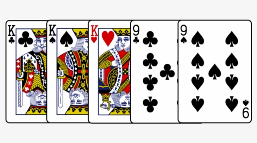 Full House Cards Png - King Of Hearts Card, Transparent Png, Free Download
