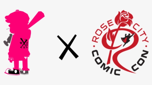 Nooligan X Rose - Rose City Comic Con Logo, HD Png Download, Free Download
