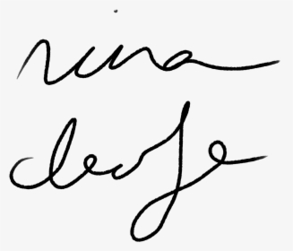 Nina Cleofe - Calligraphy, HD Png Download, Free Download