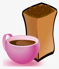 Cafe Coffee Bean Coffee Cup Jamaican Blue Mountain - Coffee Beans Clip Art, HD Png Download, Free Download