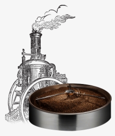 Process Coffee Roasting - Line Art, HD Png Download, Free Download