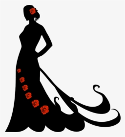 Transparent Flamenco Dance Clip Art - Transparent Red Dress Silhouette, HD Png Download, Free Download