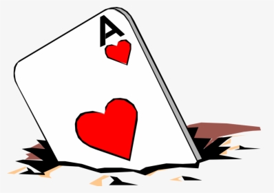 Vector Illustration Of Playing Cards Ace In The Hole - Idiom Expression The Ace In The Hole, HD Png Download, Free Download