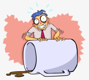 Vector Illustration Of The Negative Effects Of Drinking - Too Much Caffeine Cartoon, HD Png Download, Free Download