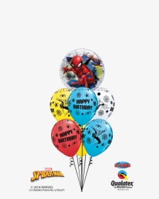 Spiderman Birthday Bubble At London Helium Balloons - Qualatex, HD Png Download, Free Download