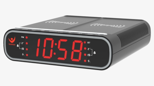 Alarm Clock With Dual Wireless Charging, HD Png Download, Free Download