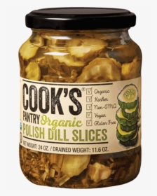 Cook's Pantry Organic Dill Pickle Slices, HD Png Download, Free Download