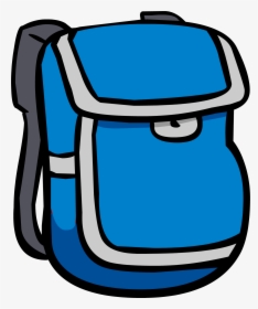 Club Penguin Rewritten Wiki - Club Penguin Blue Backpack, HD Png Download, Free Download