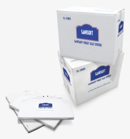 Sanisoft 250-ct Half Fold Toilet Seat Covers - Facial Tissue, HD Png Download, Free Download