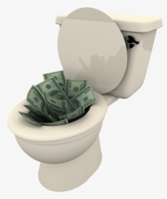 Toilet Seat , Png Download - Money Down Toilet Transparent, Png Download, Free Download