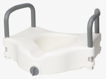 Dynarex Raised Toilet Seat W/ Arms, Locking - Bathtub, HD Png Download, Free Download