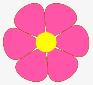 Flower 6 Petals Clipart, HD Png Download, Free Download