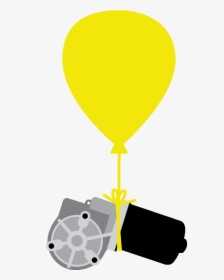 Lighter Weight Dc Gear Motor - Balloon, HD Png Download, Free Download