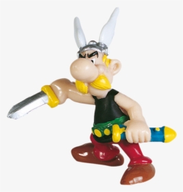 Astérix Holding A Sword - Asterix Figure, HD Png Download, Free Download