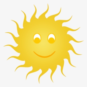 Sun Clip Art Smiling - Smiley, HD Png Download, Free Download