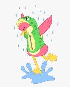 Puddle Jumping - Cartoon, HD Png Download, Free Download