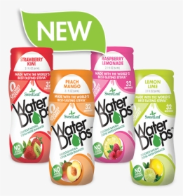 Peach Mango Flavor- Sweetleaf Stevia Waterdrops Water - Water Drops Water Enhancer, HD Png Download, Free Download