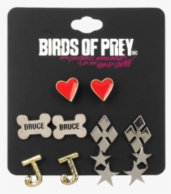 Birds Of Prey - Harley Quinn Earrings Birds Of Prey, HD Png Download, Free Download